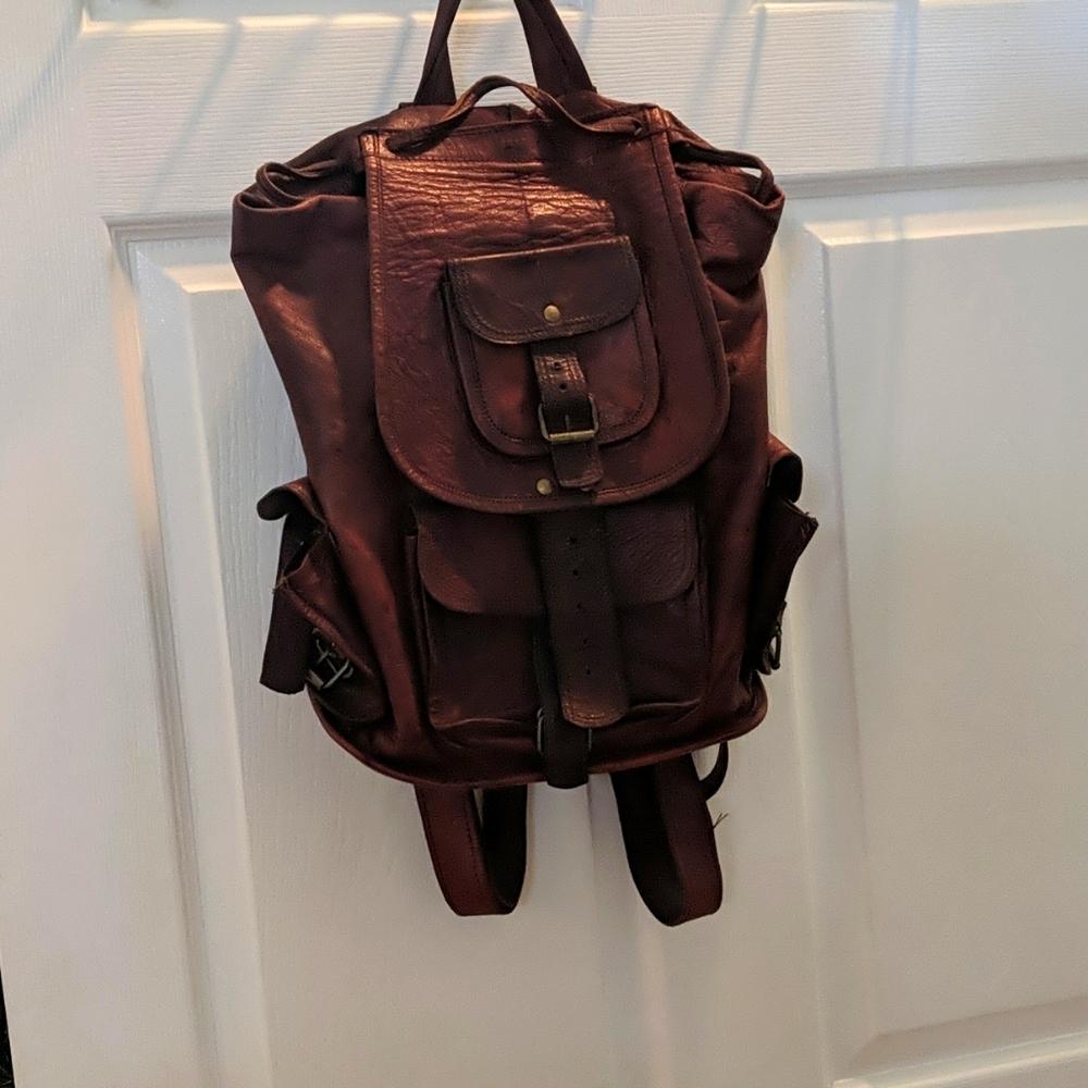 Leather Backpack